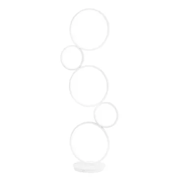 FREDY WHITE LED-STEHLAMPE 36W 4080LM CCT 46,3X25X117CM