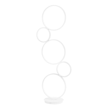 Lampadaire LED blanc Fredy 36 W 4080 lm 46,3 x 25 x 117 cm