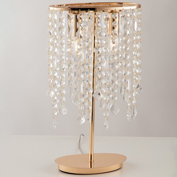 Lampe Breeze Gold 2 x E14 25,5 x 25,5 x 44,5 cm