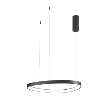 KLAPTON LED-Hängeleuchte, schwarz, 58 W, 8360 lm, Farbtemperatur 65 x 3,5 x 150 cm