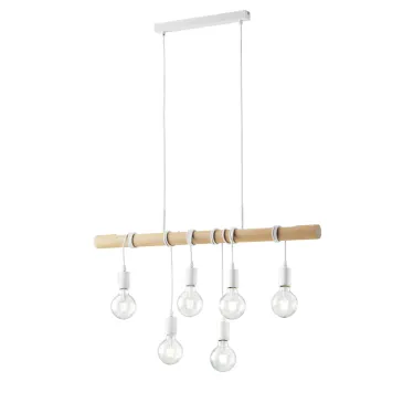 Suspension en bois Arizona 6XE27 90X180CM