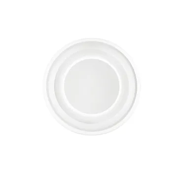 PLAFONIERA LED NURAX TONDA BIANCA 45W 6160LM CCT 49,5X9,6CM