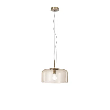 SUSPENSION GIBUS AMBRA 1XE27 30X30X150CM