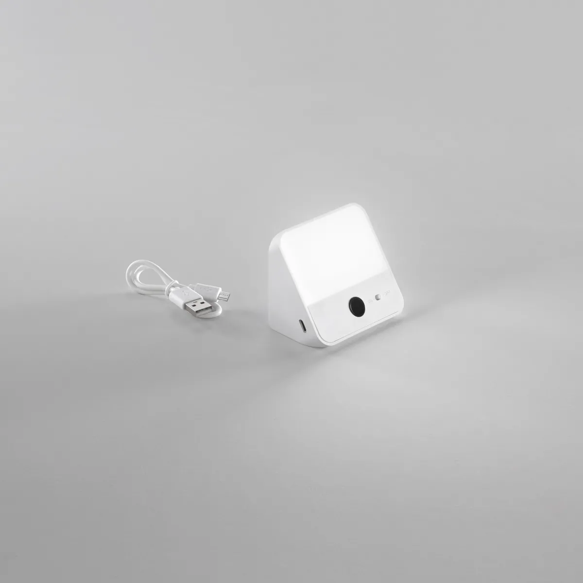 LAMPADA LED AURIKA RICARICABILE BIANCO LED 1,25W 100LM 3000K DIMM. CON SENSORE 7,6X3,9X7,33CM