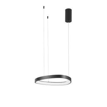 Suspension lumineuse LED noire KLAPTON 40W 6160LM CCT 45X3,5X150CM