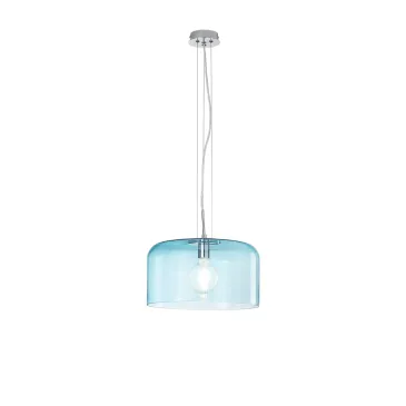 SUSPENSION GIBUS TURCHESE 1XE27 35X35X150CM
