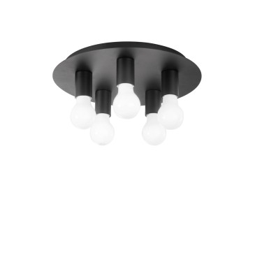 PLAFOND STRIKE NOIR 5XE27 35X35X86CM