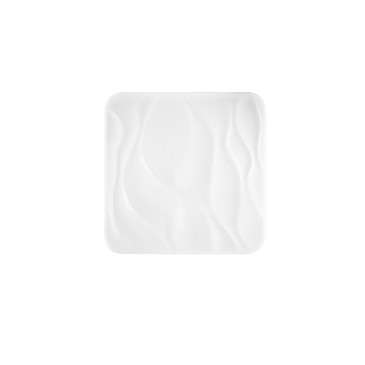 Plafonnier LED à onde blanche 24 W 3240 lm CCT 3000/4000/6500 K 43 x 8,5 x 43 cm