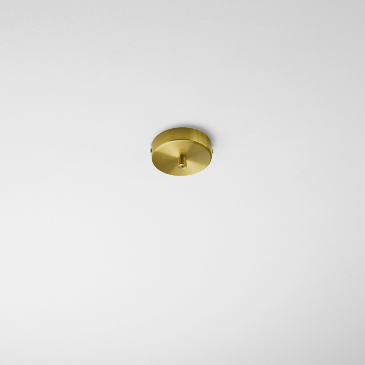 MONTATURA TONDA BRUNITO A 1 FORO 10X4CM