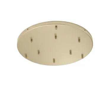 Cadre rond doré à 9 trous 52 x 4,1 cm