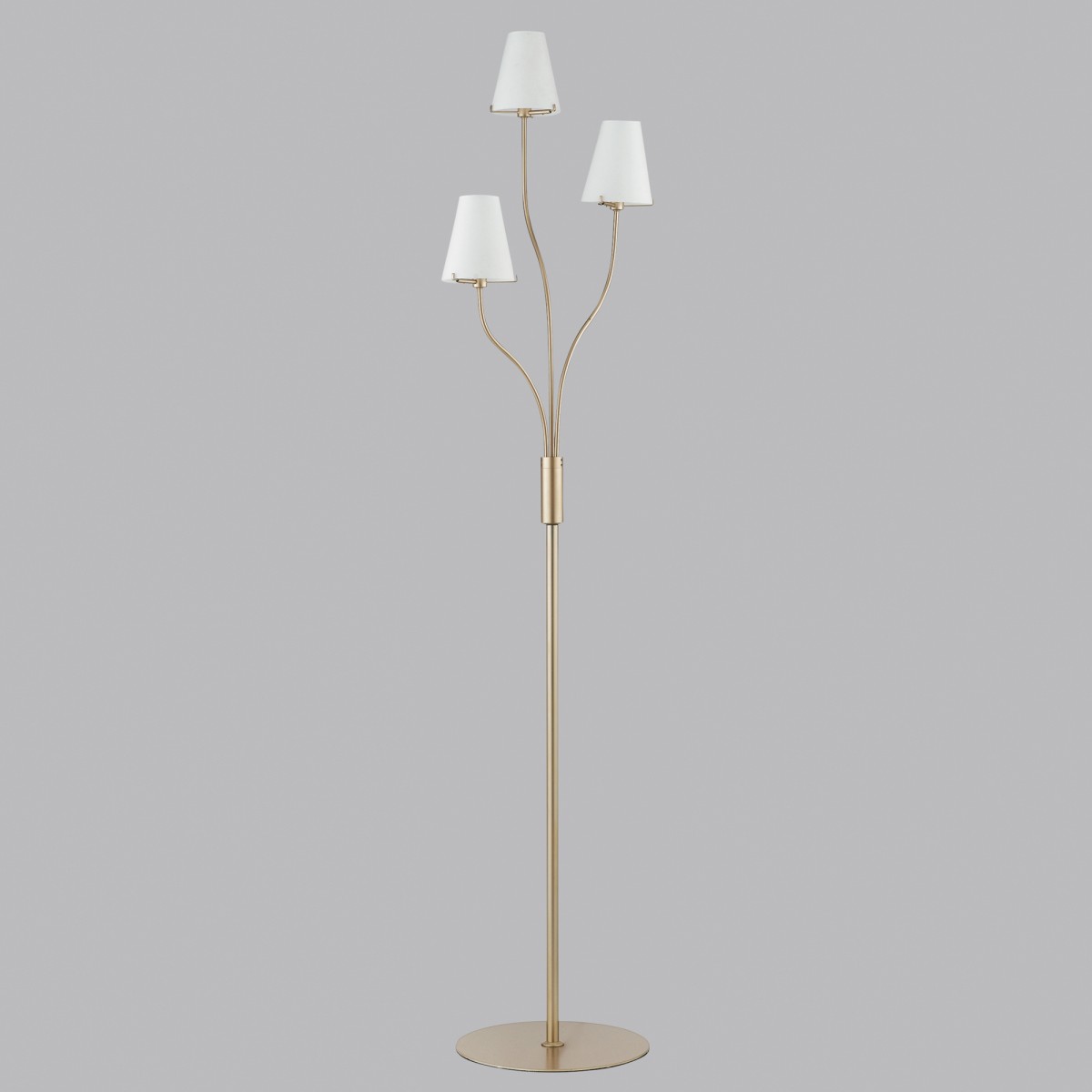 Lampadaire CANTO or/blanc 3XG9 38,5 x 158 cm