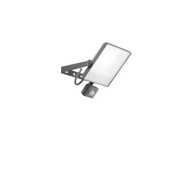 PROIETTORE LED AXEL SILVER 30W 3300LM CCT CON SENSORE IP44 17,3X5,8X26,3CM