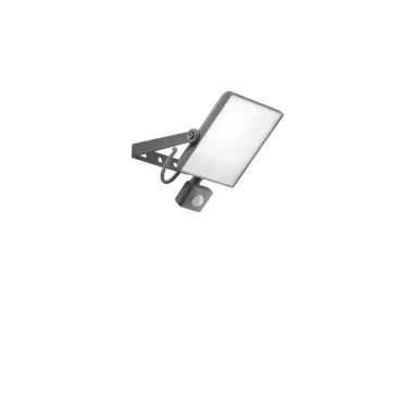PROIETTORE LED AXEL SILVER 30W 3300LM CCT CON SENSORE IP44 17,3X5,8X26,3CM