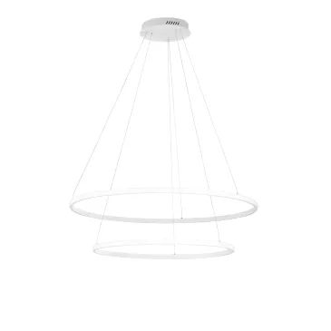 Suspension LED à axe blanc 70 W 7700 lm CCT 80/60 x 150 cm
