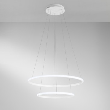 Suspension LED à axe blanc...