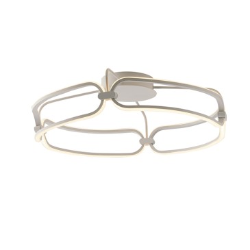 PLAFONIERA LED INFINITY BIANCA 49W 4400LM 4000K 57X57X17CM