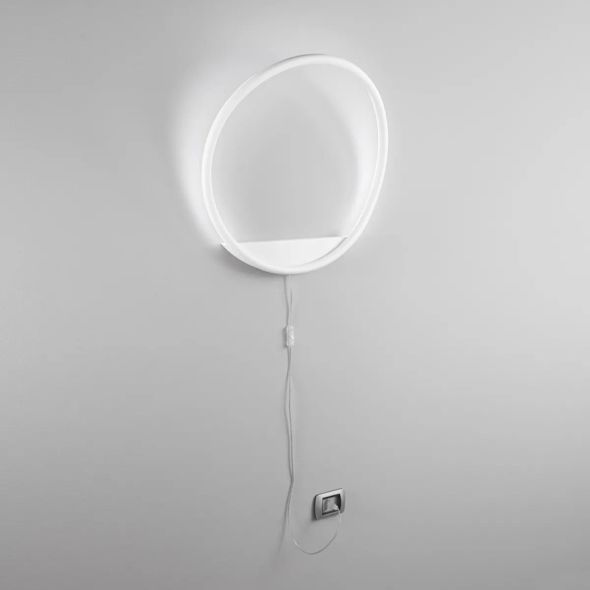 APPLIQUE LED LINGER BIANCA 25W 2750LM CCT 60X60X15CM