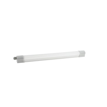 Wasserdichte LED-Deckenleuchte, Ozeanweiß, 36 W, 3240 lm, 4000 K, IP65, mit Sensor, 5,3 x 122,8 x 5,3 cm