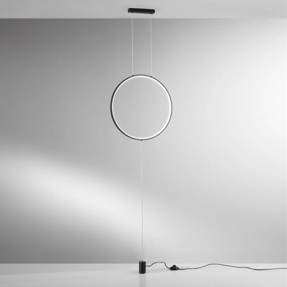 PIANTANA LED PORTAL NERA 20W 2400LM CCT 50X50X400CM