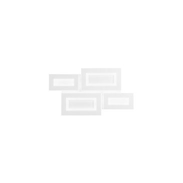 PLAFONIERA ALBERS BIANCA IN METALLO 40W CCT 3000/4000/6500K 62.5X35X5CM