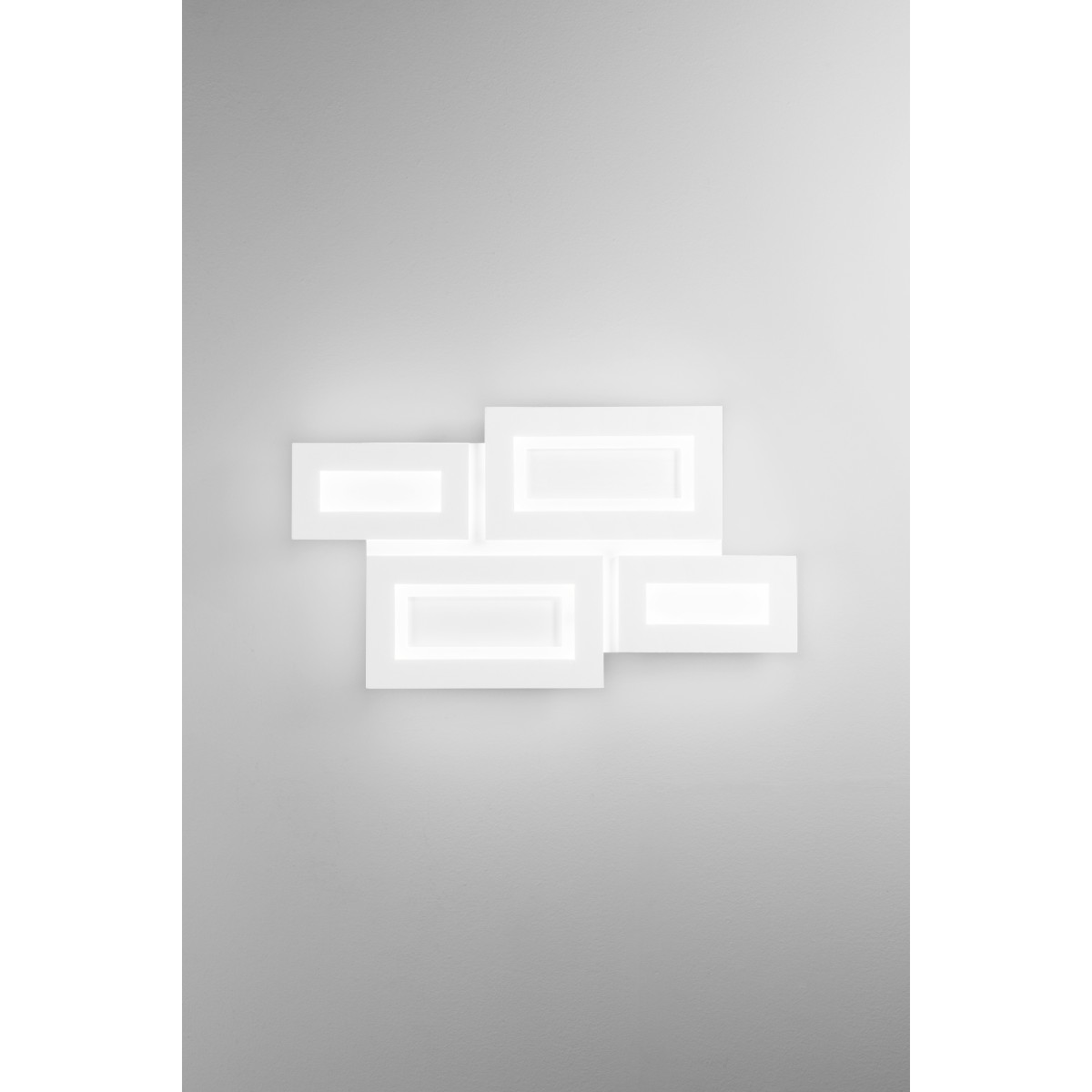 Plafonnier en métal blanc ALBERS 40 W, température de...