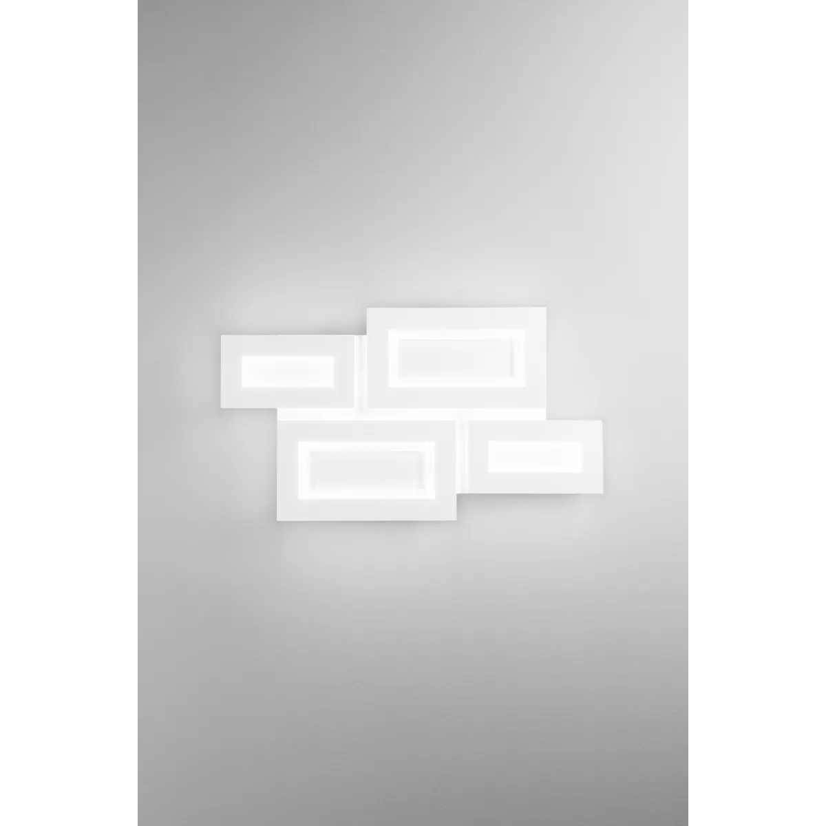 Plafonnier en métal blanc ALBERS 40 W, température de...