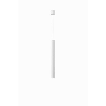 LORD WHITE Aufhängung aus Stahl und Aluminium, 1 x GU10, 25 W, 10 x 10 x 255 cm