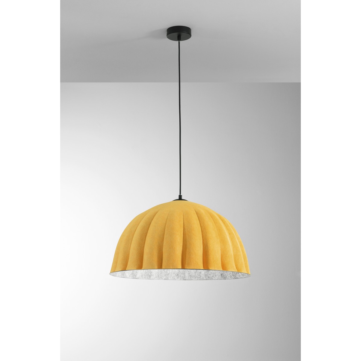 SOSPENSIONE MIDI IN FELTRO ARANCIO/GRIGIO CAVO 2M...