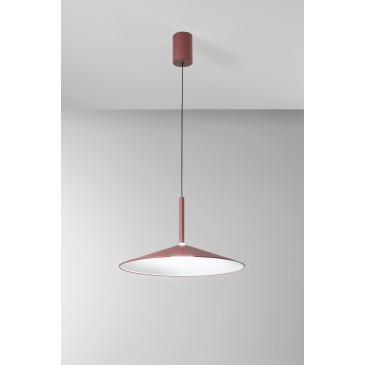 Suspension LED rouge KHAN...