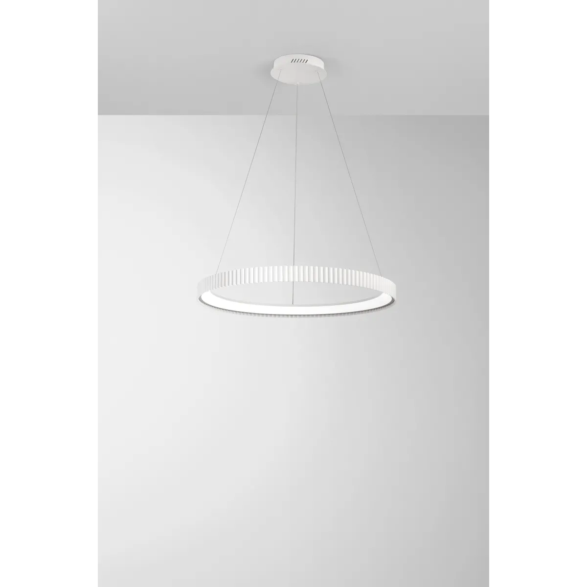 Suspension LED blanche Nike en métal 58 W 8470 lm DIP-CCT...