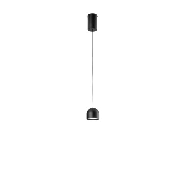 YOYO LED-Hängeleuchte in Schwarz aus Metall und Acryl, 6 W, 3000 K, Durchmesser 10 x 150 cm