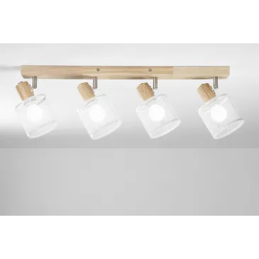 Spot blanc avec base en...