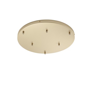 Cadre rond doré à 6 trous 47 x 4,1 cm