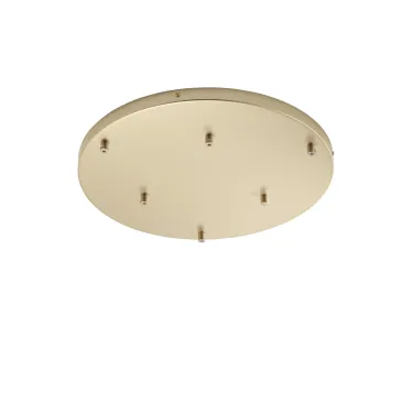 Cadre rond doré à 6 trous 47 x 4,1 cm