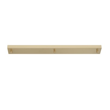 Rechteckiger Goldrahmen mit 3 Löchern, 67 x 10 x 4,1 cm