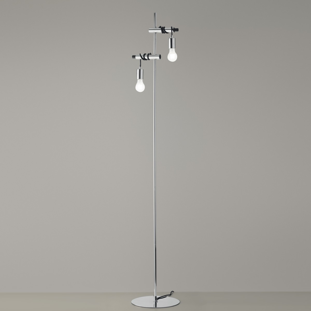 PIANTANA ADMIRAL CROMO 2XE27 30X165CM