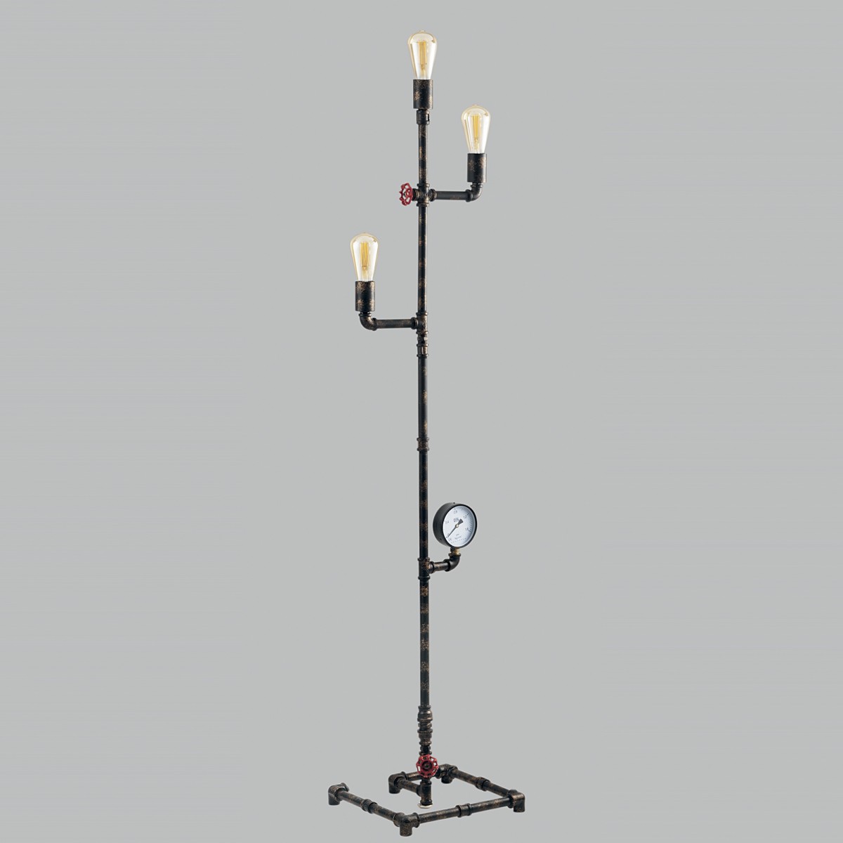 AMARCORD Rost Stehleuchte 3xE27 31x31x159cm