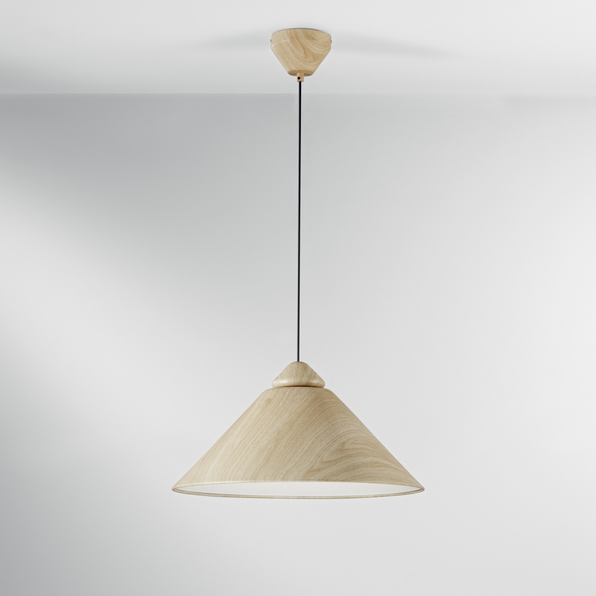 BIGBANG Hängelampe Beige/Weiß 1xE27 49x25x183,5cm
