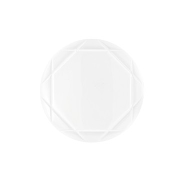 Weiße Elixier LED-Deckenleuchte, 36 W, 5850 lm, Farbtemperatur 3000/4000/6500 K, 50 x 50 x 7,4 cm