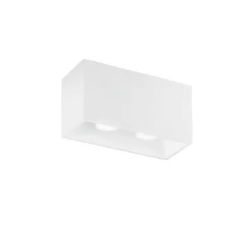 Plafonnier Foster blanc 2 x GU10 24 x 13 cm