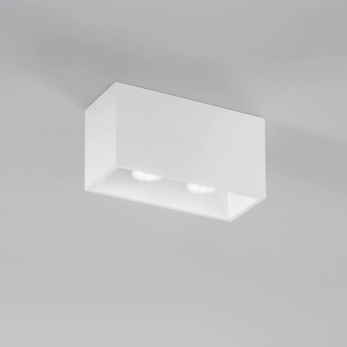FOSTER WEISSE DECKENLAMPE 2XGU10 24X13CM