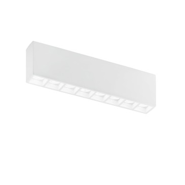 Plafonnier rectangulaire HAPIS blanc 8 x GU10 mini 39 x 5,5 x 11 cm