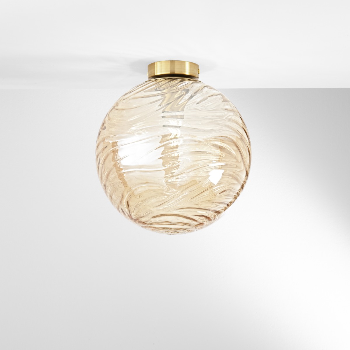 PLAFONIERA NEREIDE CHAMPAGNE 1XE27 30X30CM