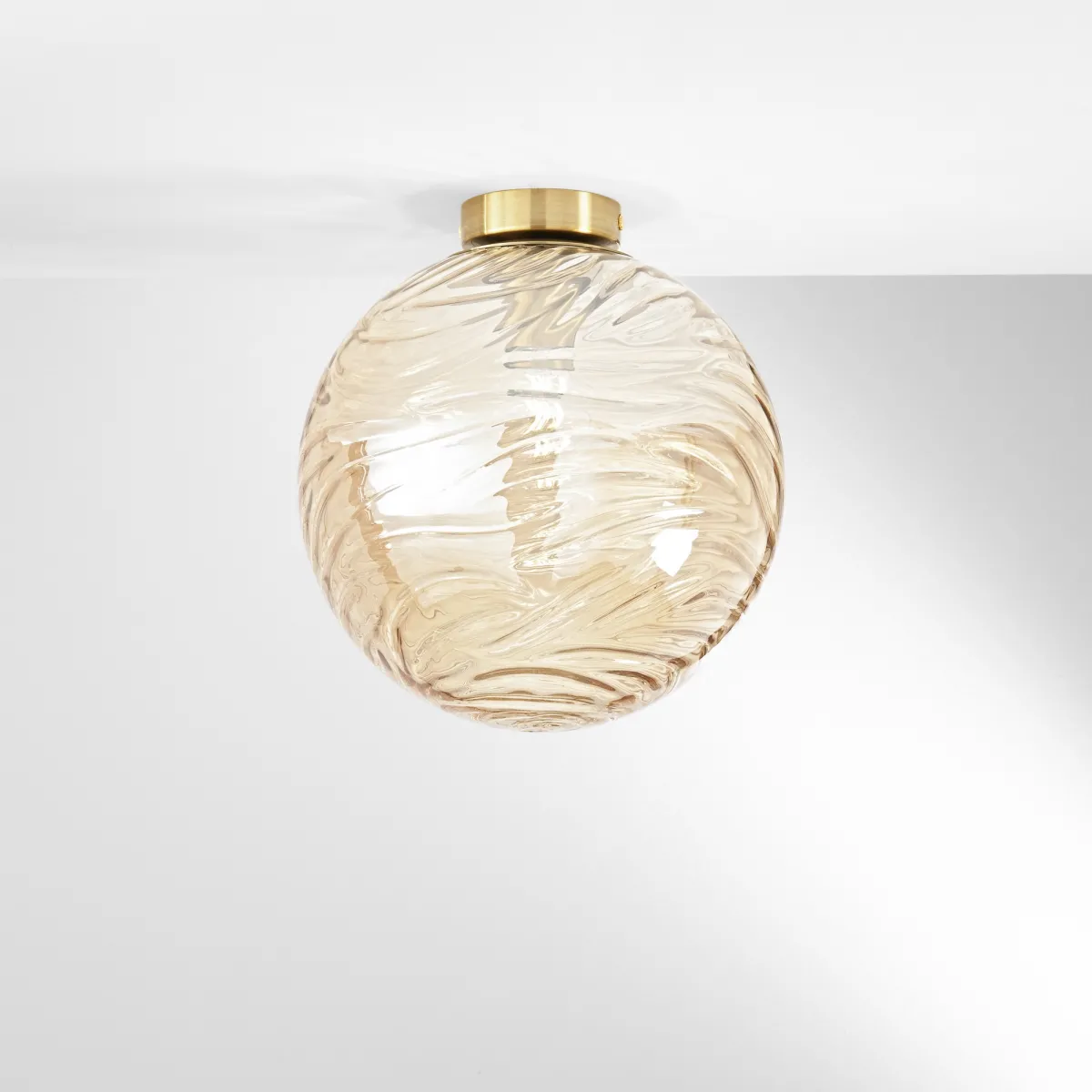 PLAFONIERA NEREIDE CHAMPAGNE 1XE27 30X30CM