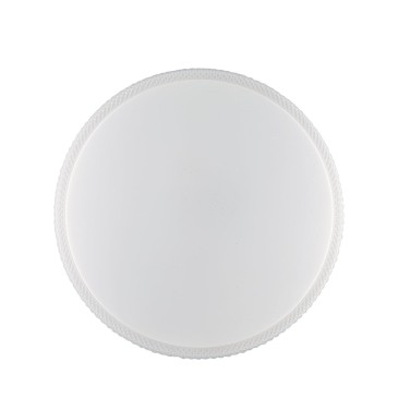 Weiße, runde LED-Pixel-Deckenleuchte, 40 W, 3900 lm Farbtemperatur, dimmbar, WLAN-fähig, mit Fernbedienung, 49,5 x 9,5 x 49,5 cm