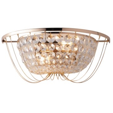 Applique Moderna con Cristalli K9 2xE14 | Mondialshop
