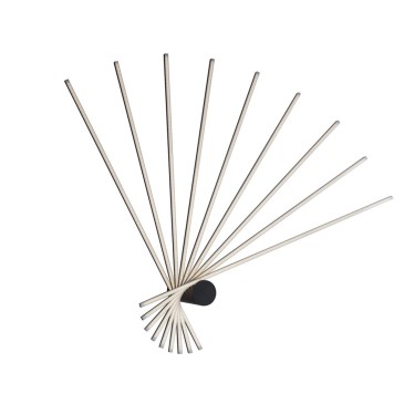 SHANGHAI LED-Deckenleuchte, schwarz, 66 W, 9450 lm, 3000 K, 120 x 100 x 25 cm