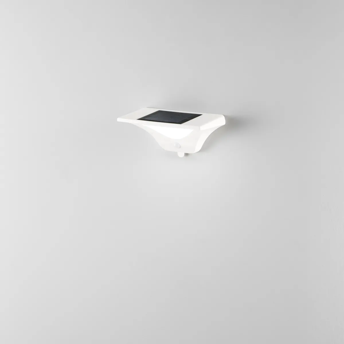 APPLIQUE LED SKYP BIANCA 3W 130LM 4000K CON PANNELLO SOLARE E SENSORE IP54 11,2X11,2X22,4CM