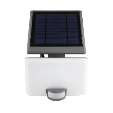 PROIETTORE LED ULYSSE ANTRACITE 10W 1000LM 4000K CON PANNELLO SOLARE E SENSORE IP54 17,8X14X29CM CAV