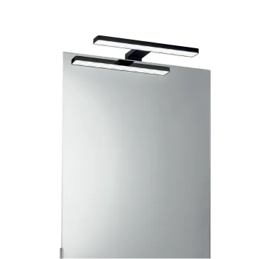 APPLIQUE LED CRUISE NERO FISSAGGIO PARETE/SPECCHIO 5,2W 550LM 4000K IP44 28x8x11CM